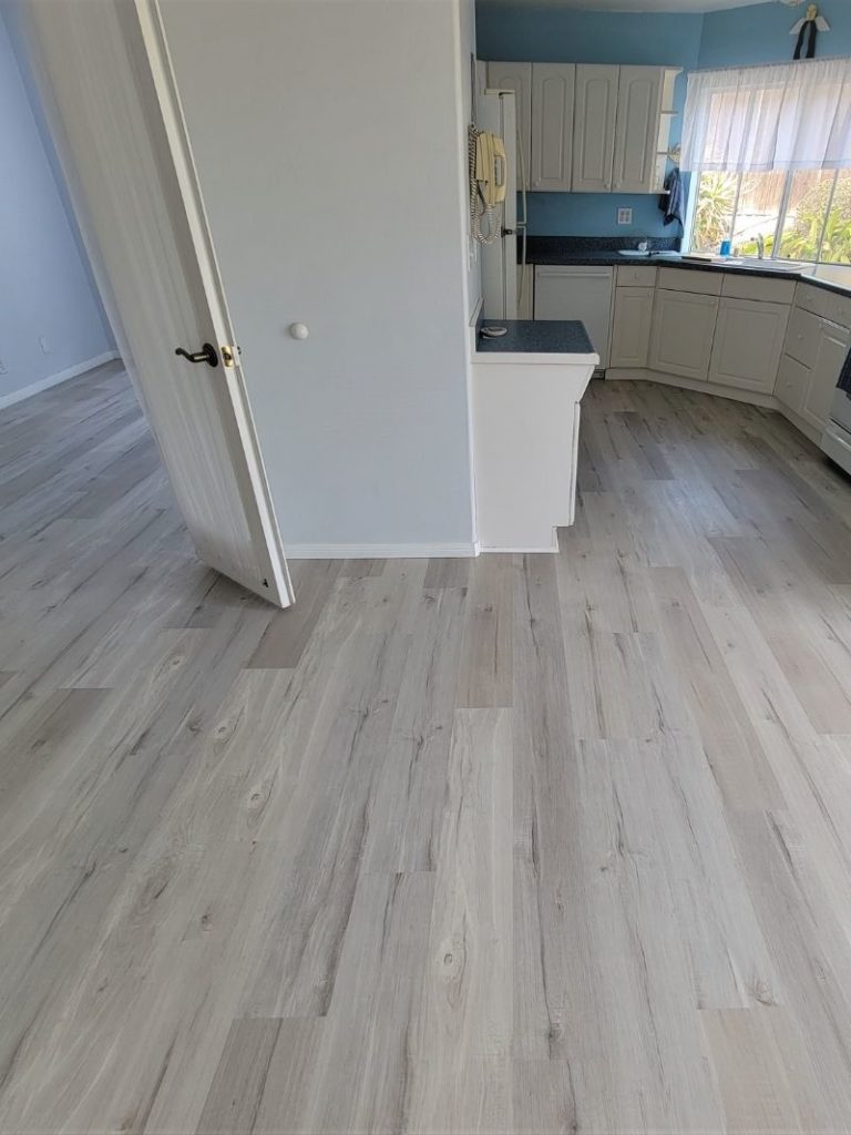 Flooring for kitchen after