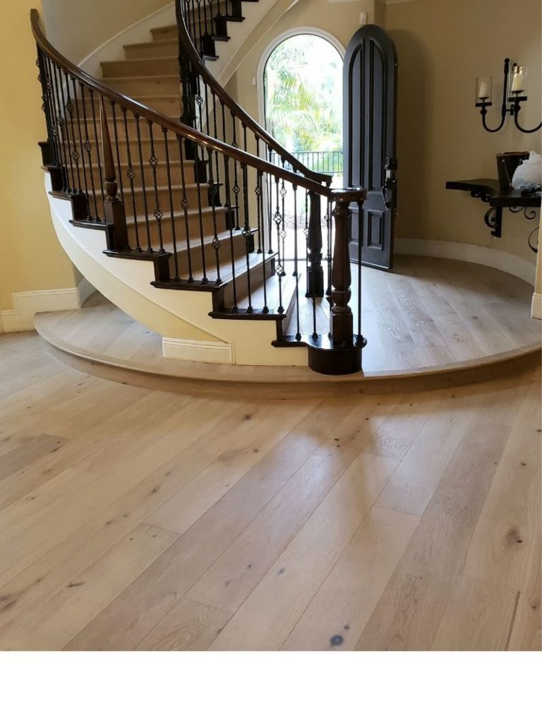 Custom stairs and hardwood floors