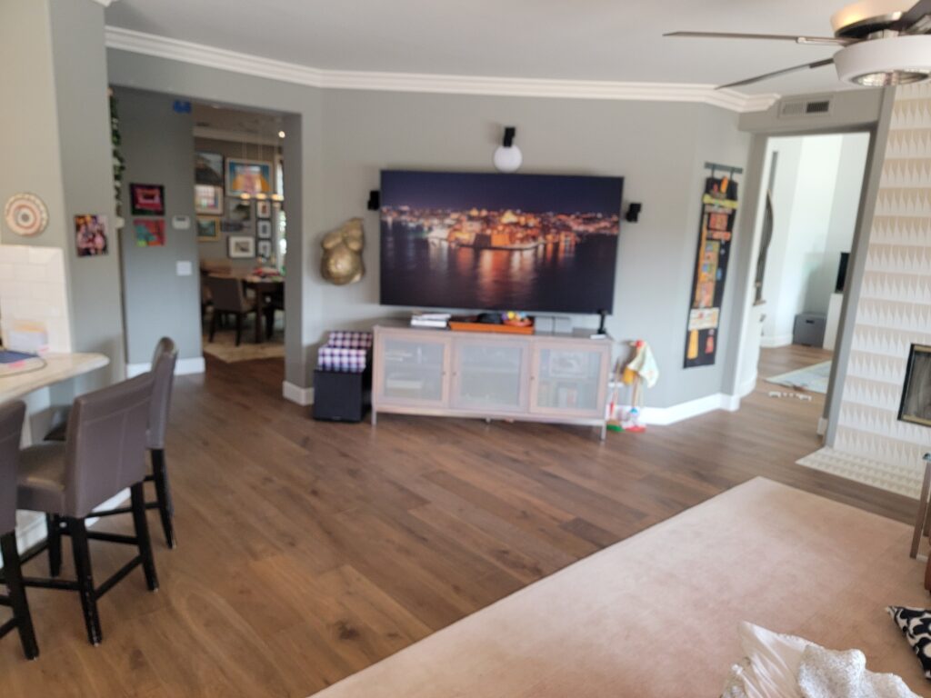 living room hardwood floor