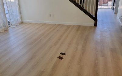 Family room vinyl plank