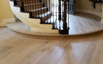 Custom stairs and hardwood floors