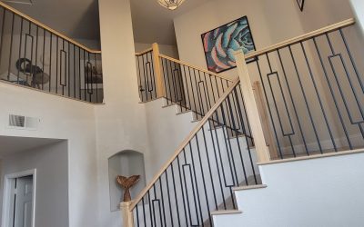 Vinyl Plank stairs