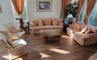 Walnut hardwood flooring in Carmel Valley